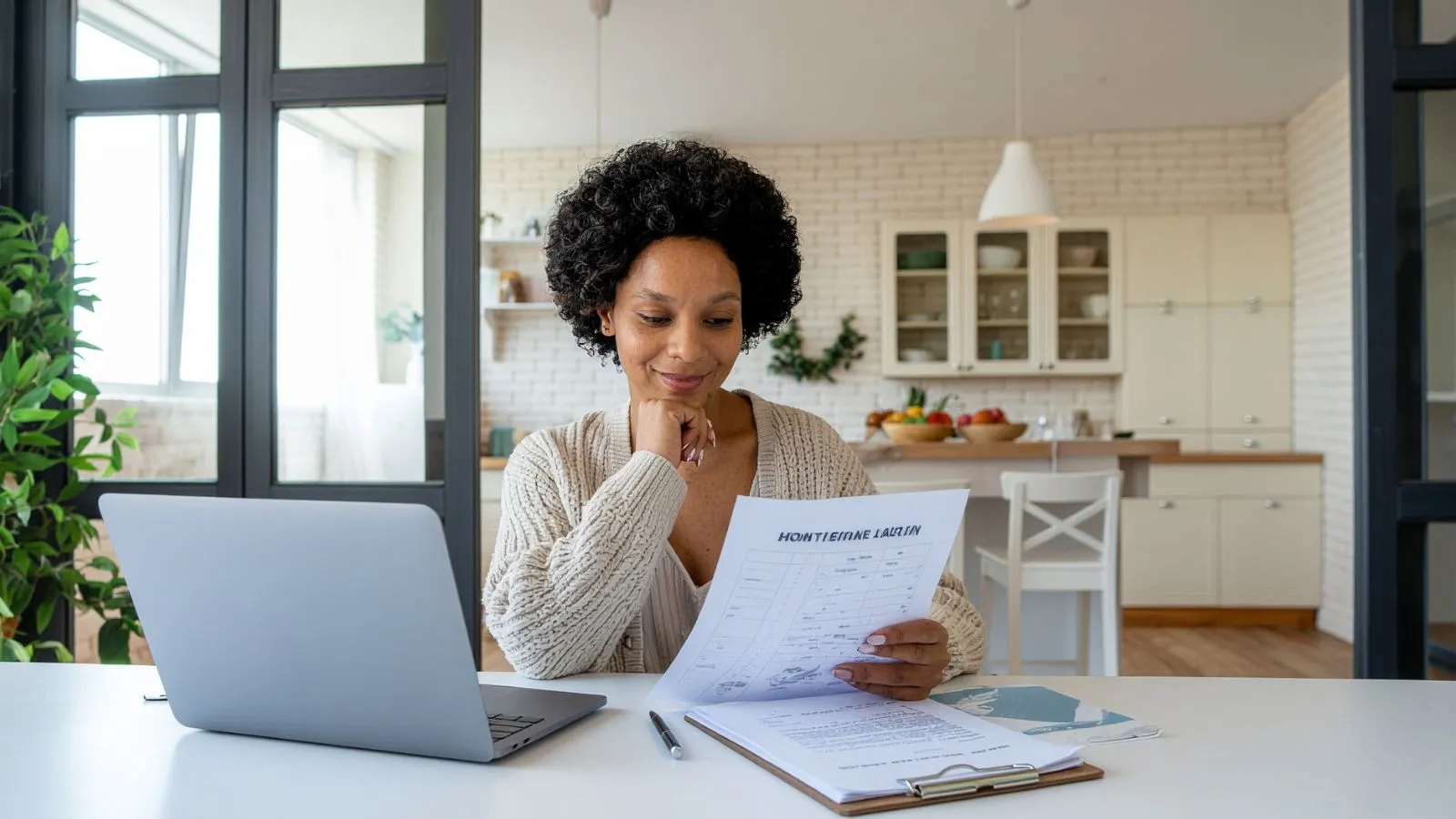 Home loan approval time explained, showing a South African buyer reviewing the approval process
