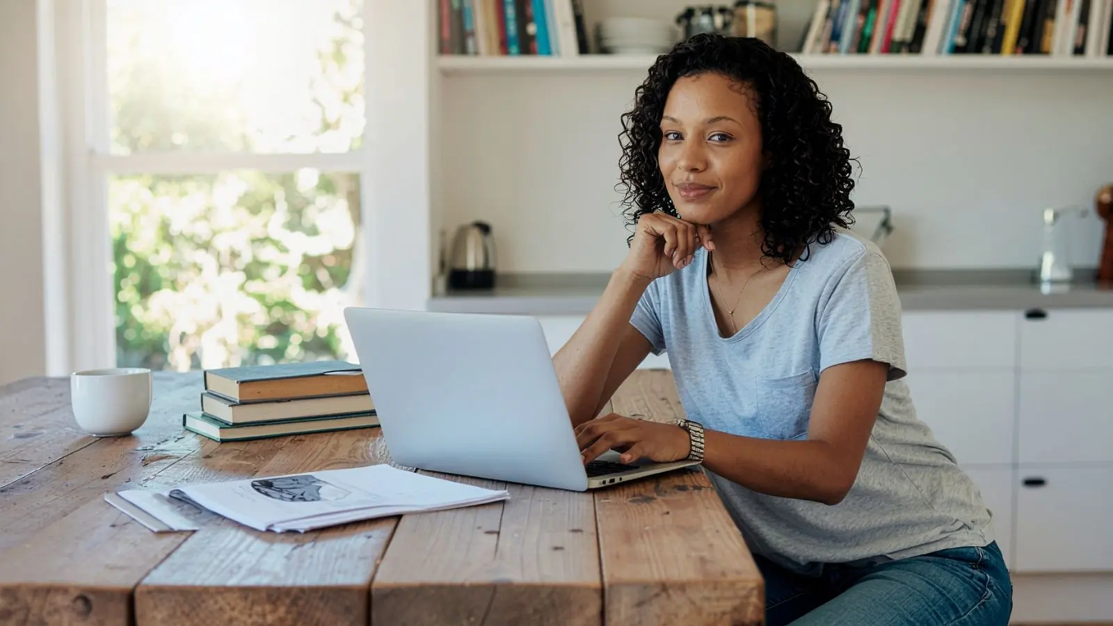 WOMAN THINKING YOU can you apply for a home loan if you just started a new job